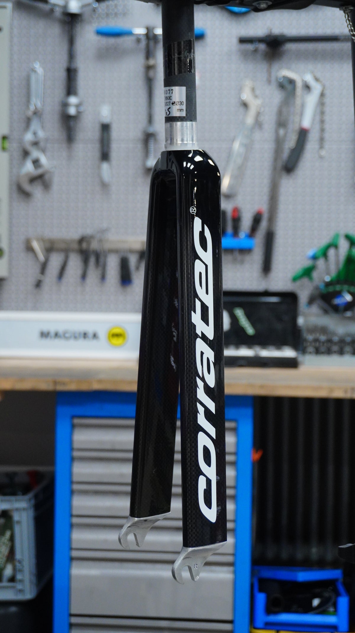 Corratec Track Track Fork, A-Head 1 1/8" - Full Carbon