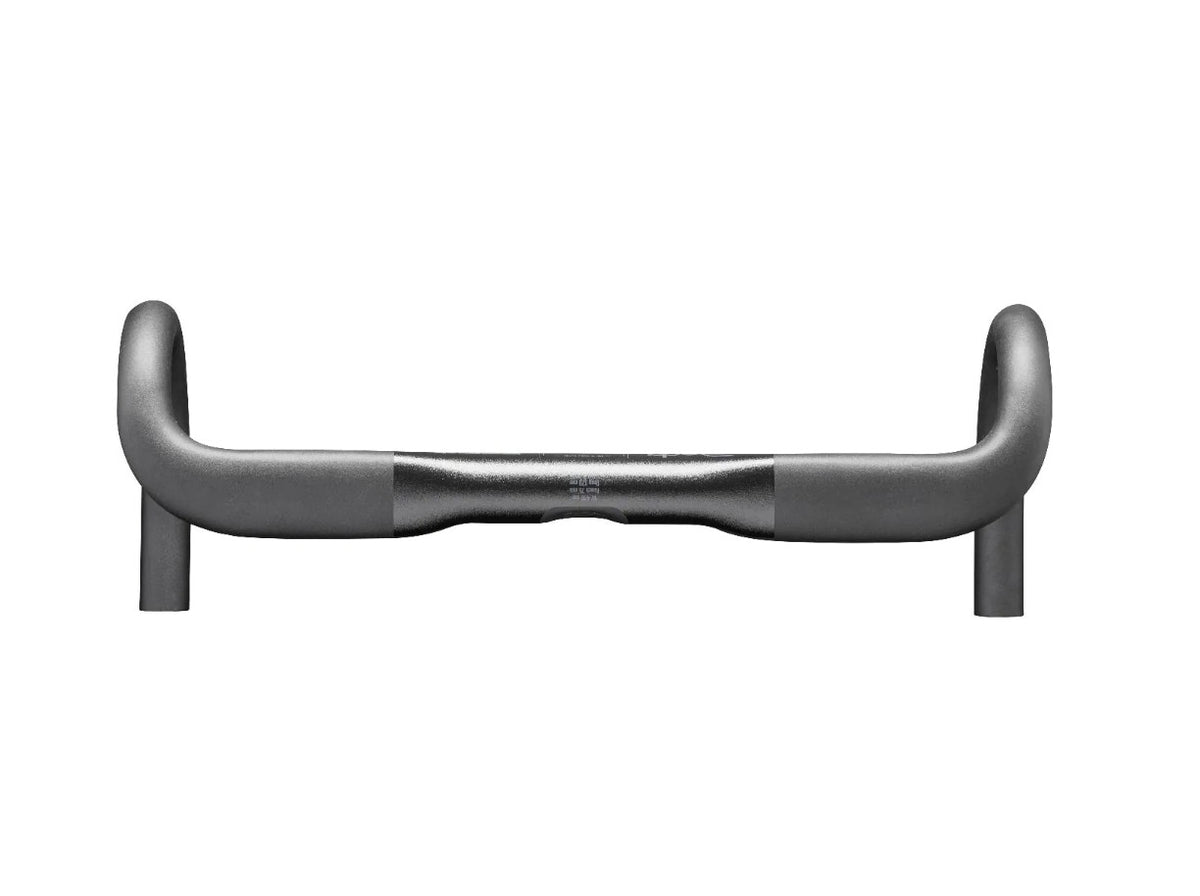 Deda Zero2 RHM DCR, Aluminum Ergo Drop Bar Handlebar 31.7mm - Polish on Black