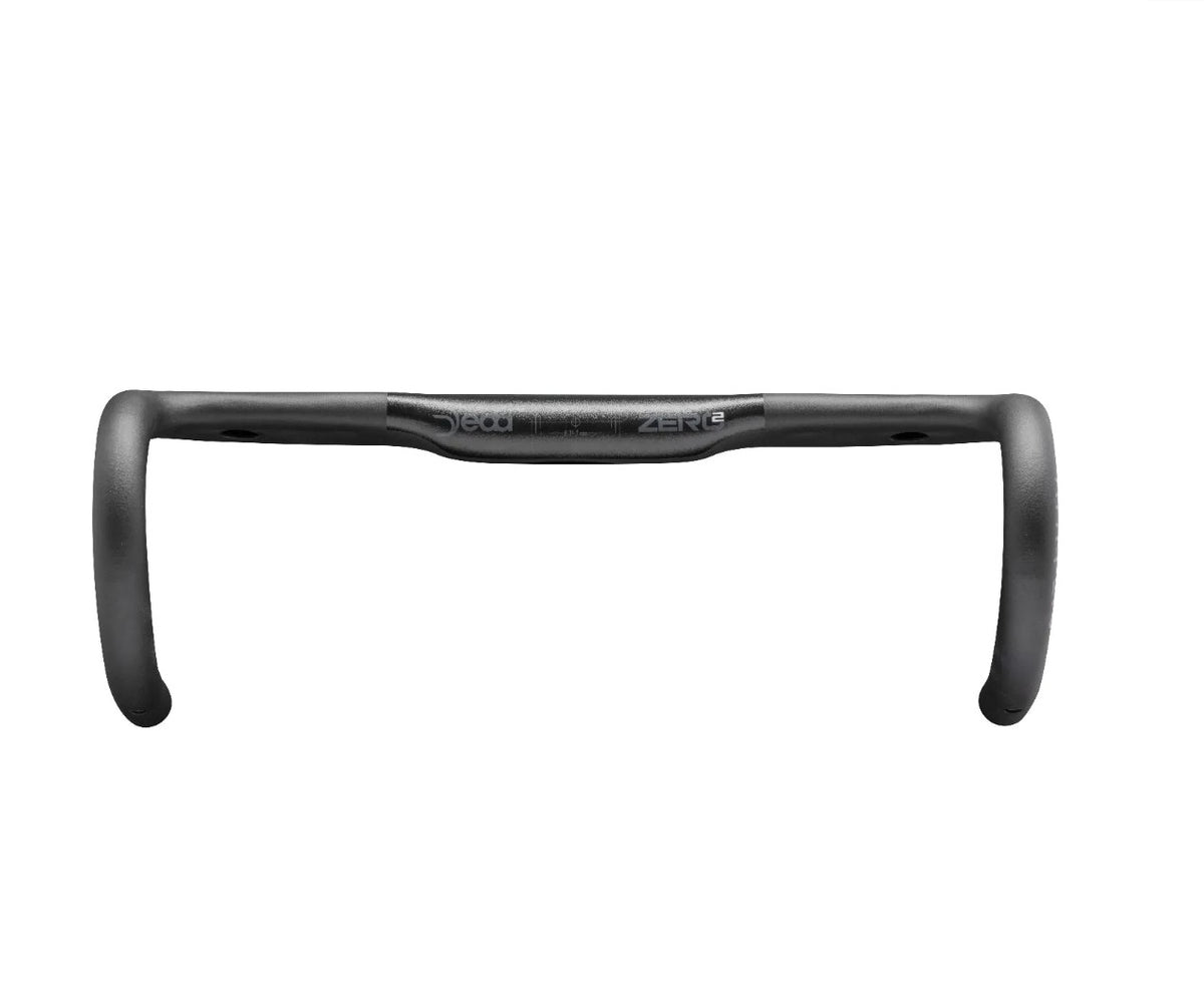 Deda Zero2 RHM DCR, Aluminum Ergo Drop Bar Handlebar 31.7mm - Polish on Black