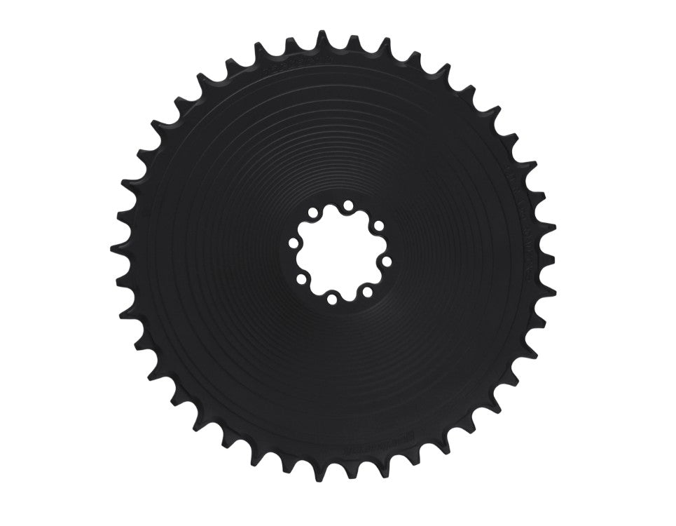 Garbaruk AXS Road/CX SRAM 8-Bolt AERO Kettenblatt Rund - Matt-Schwarz
