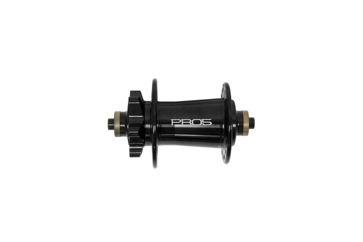 HOPE PRO5 front hub, 6-hole, QR - black