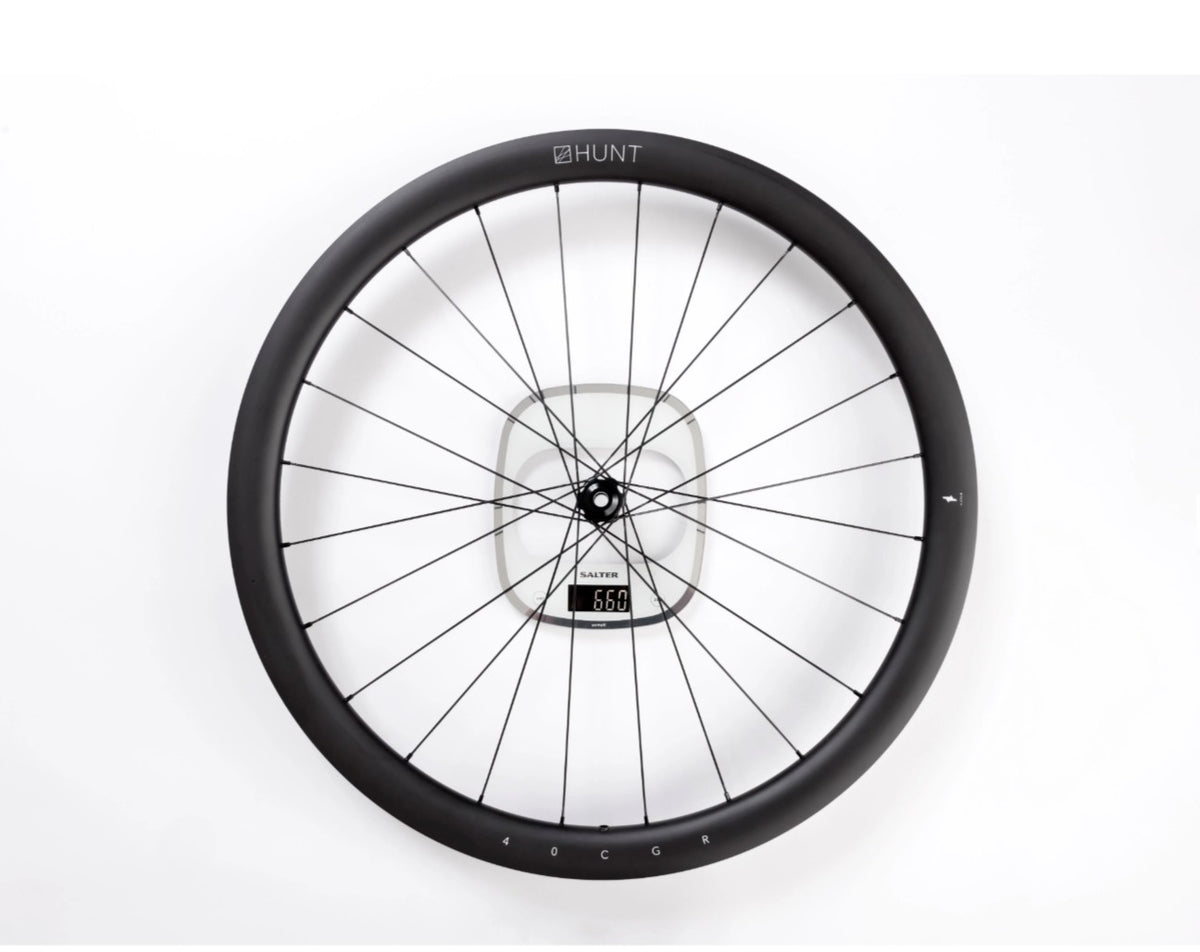 HUNT 40 Carbon Gravel Race Laufradsatz Tubeless, Centerlock