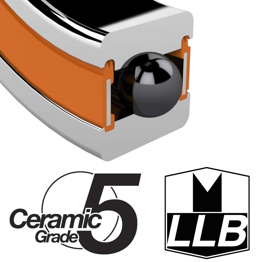 Enduro Bearing 6803 CH LLB ABEC 5 Ceramic Hybrid, 17 x 26 x 5 für MACK VR