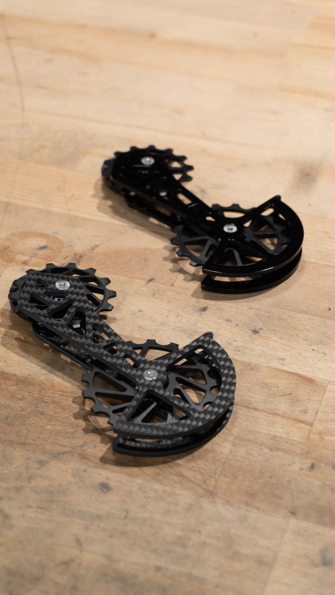 Nova Ride ELEGANCE Carbon Schaltwerk Käfig, Keramik OSPW für SRAM AXS Red/Force - Limited Edition