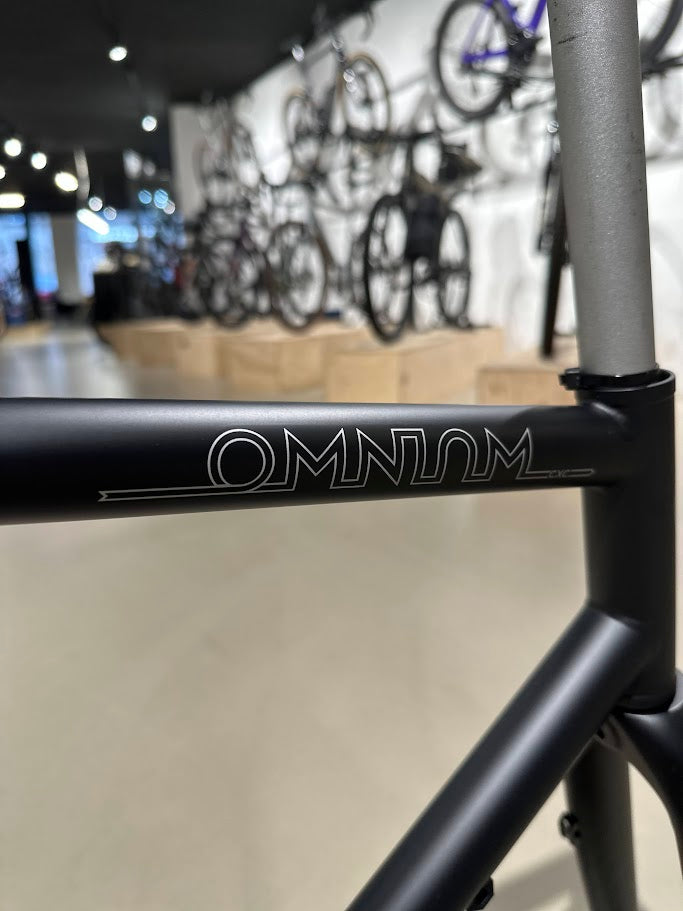 Omnium CXC Standard Rahmen-Set - Matt Black Toughcoat mit Carbon Gabel