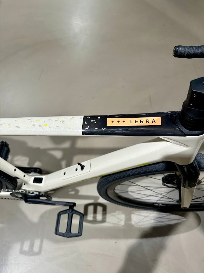 Orbea TERRA M41eTEAM 1x Carbon, White - LimeGreen