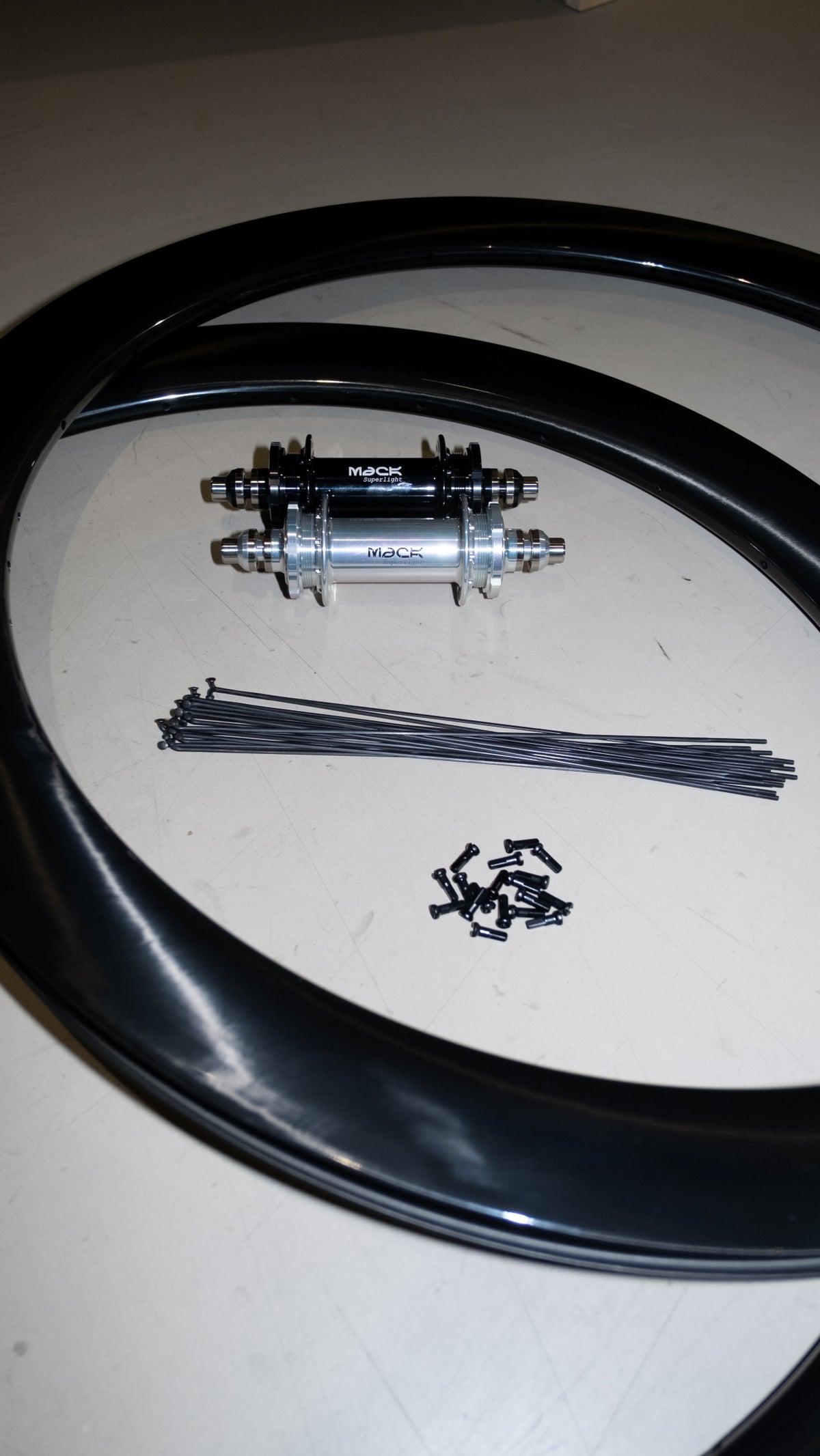 SMParts. Force 50 TLR GLOSS x MACK HUBS Superlight Track 20/20 Loch Laufradsatz