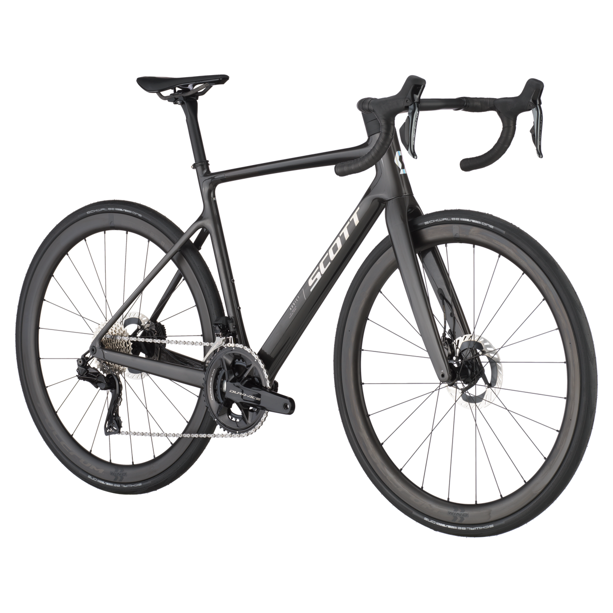 Scott Addict 10 (2025) Rennrad, Shimano Dura Ace Di2 2x12 - Carbon Black