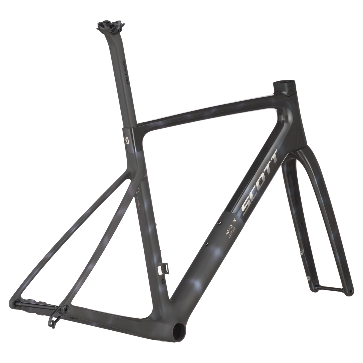 Scott Addict RC Ultimate HMX SL Carbon Frame Set, Sunbeam Black - 56cm/Large