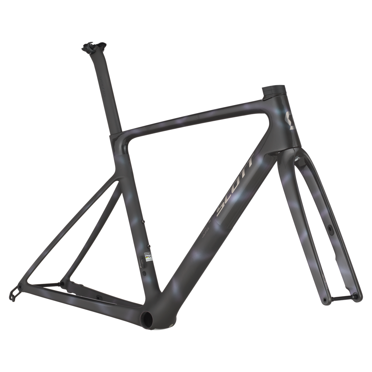 Scott Addict RC Ultimate HMX SL Carbon Frame Set, Sunbeam Black - 56cm/Large