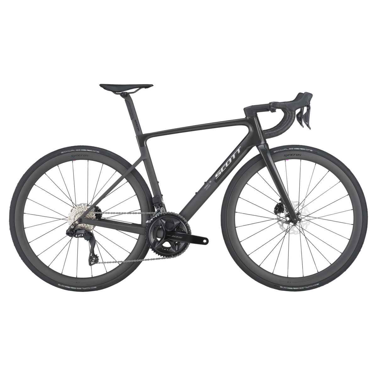 Scott Addict RC 30 (2025) Rennrad, Shimano 105 Di2 2x12 - Carbon Black