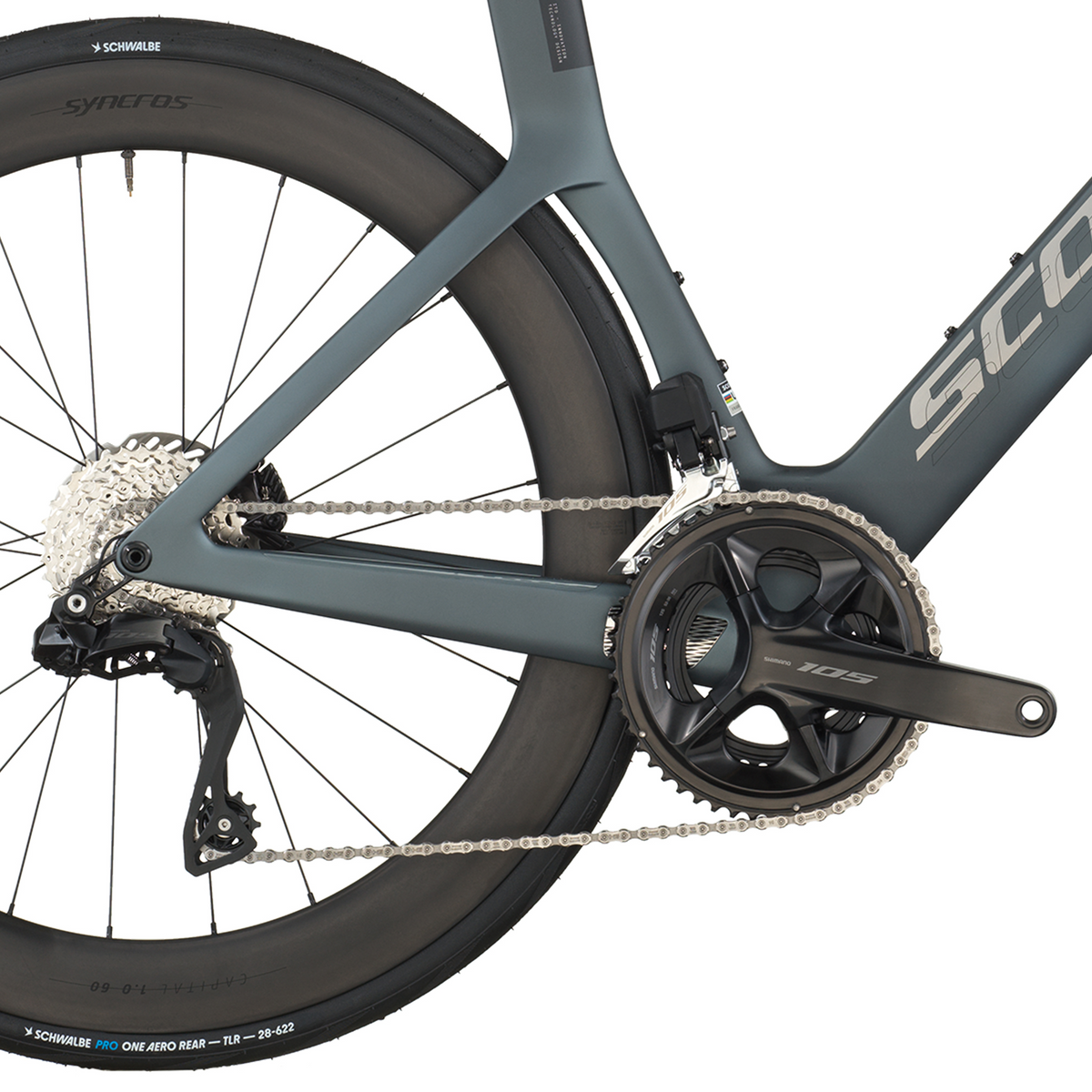 Scott Foil RC 20, Shimano 105 Di2 - Carbon Grey