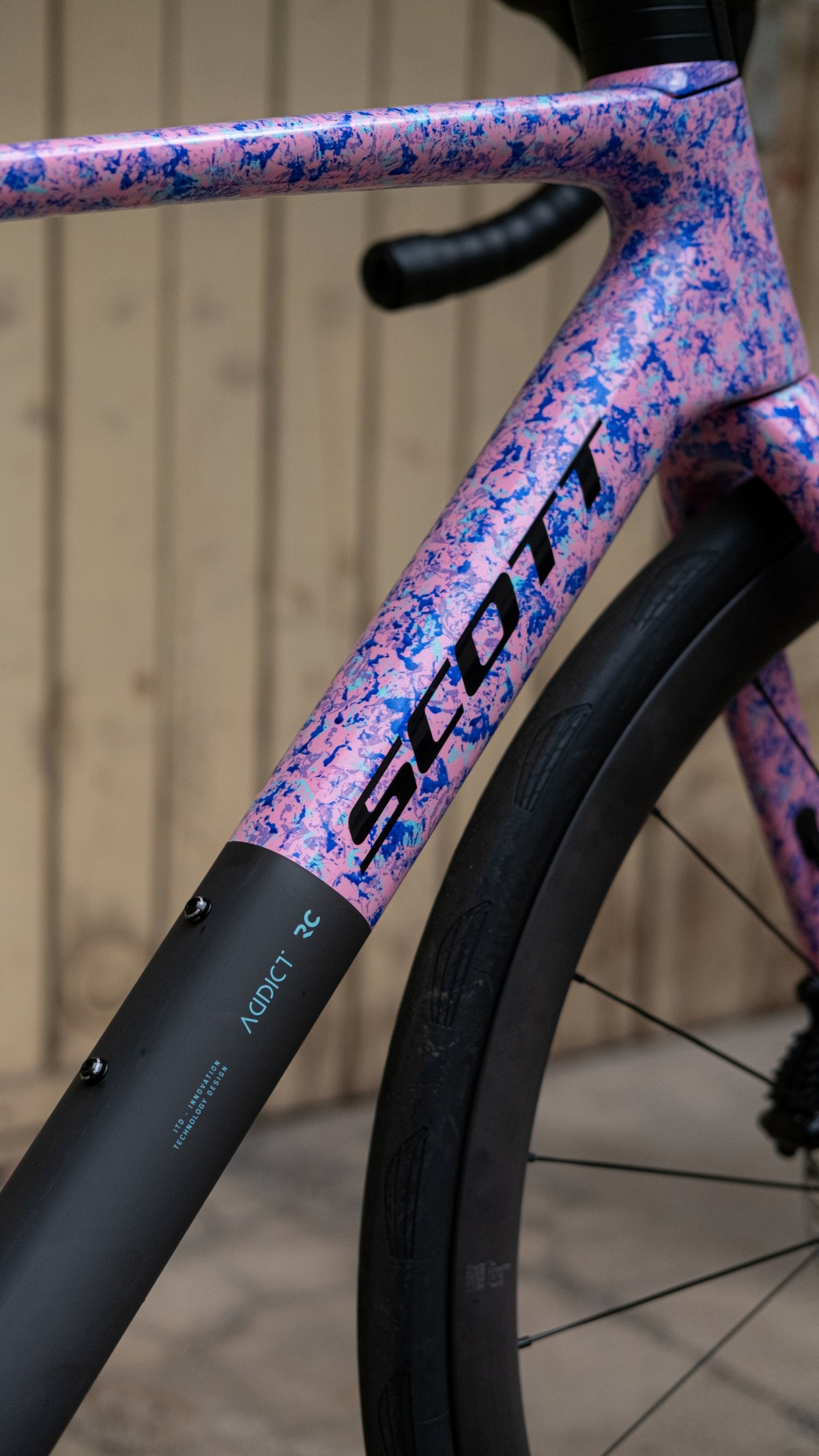 Scott Addict RC 10 - Flourish Blue / Carbon Black