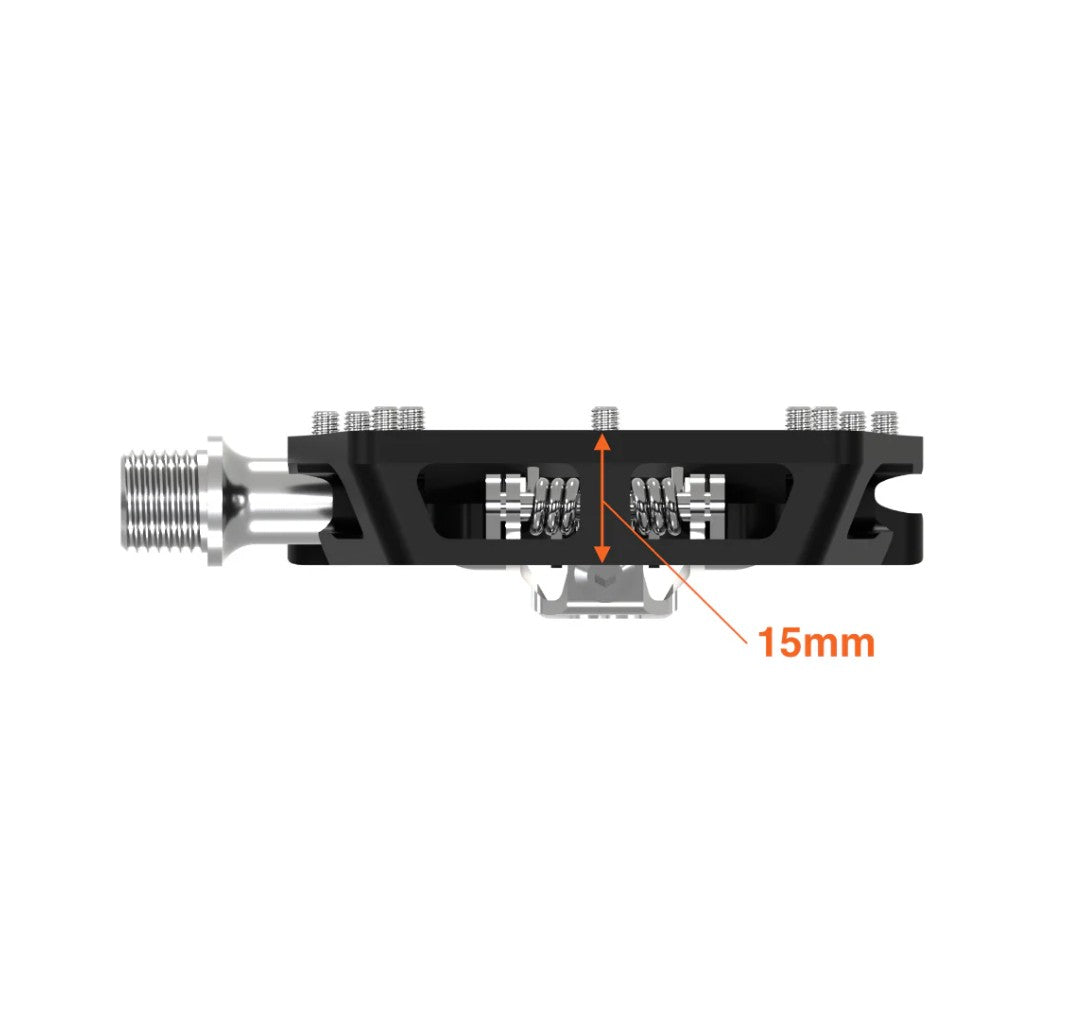 Tatze Contact Combi Klick-Wechsel Pedal - Schwarz