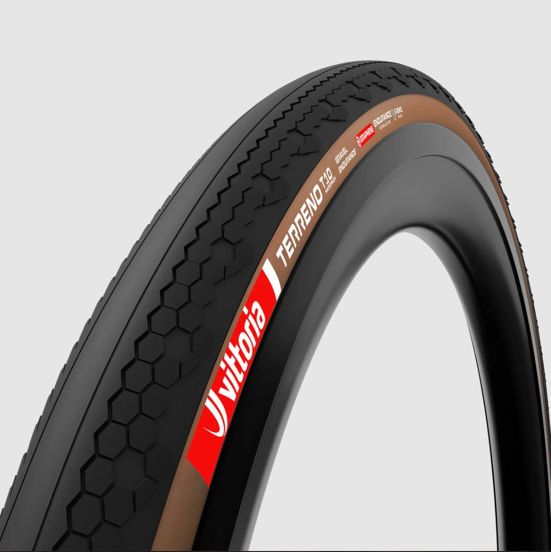 Vittoria Terreno T10 Hardpack, Gravel Endurance G2.0 TLR - Schwarz/Tan