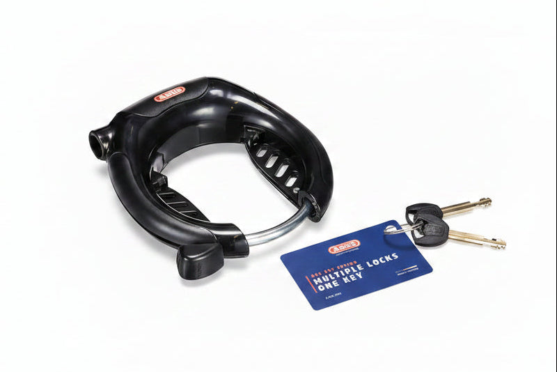 ABUS Pro Shield XPlus 5755 NR Rahmenschloß (gleichschließend) inkl. Shimano Akkuschloß