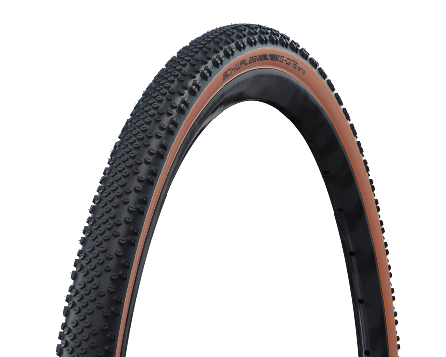 Schwalbe G-ONE BITE folding tire, tube type 700x45c - black/bronze