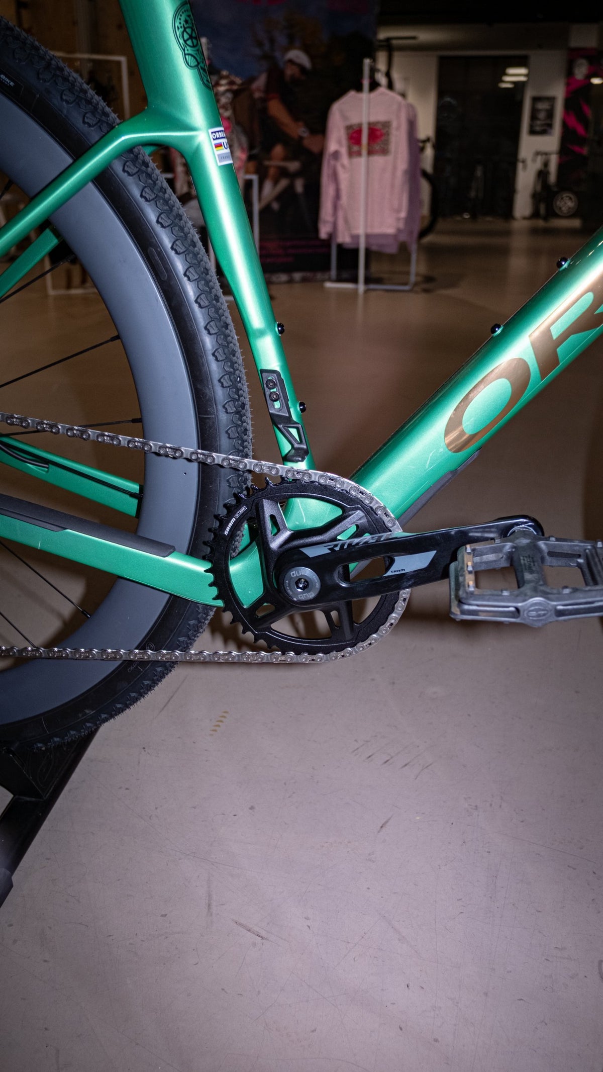 Orbea Terra Race M31eLtD Carbon, My-O, Medium - Mintalized / Titan Gold