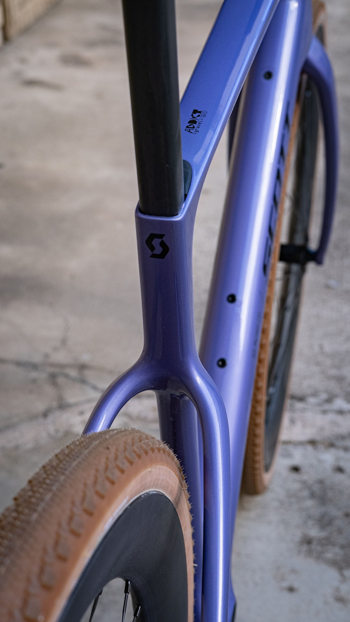 Scott Addict Gravel 10, Carbon Rahmen-Set (HMX), Blaze Purple (2027)