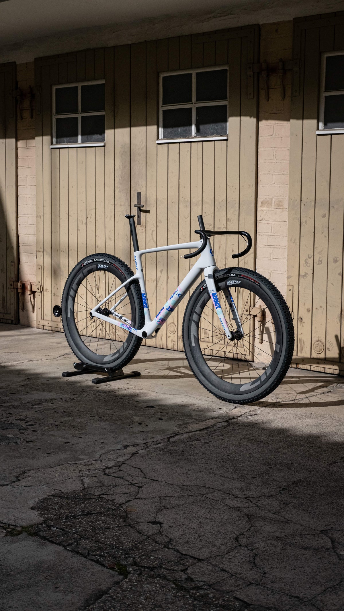 Scott Addict Gravel 20, Carbon Rahmen-Set - Beluga Grey (2027)