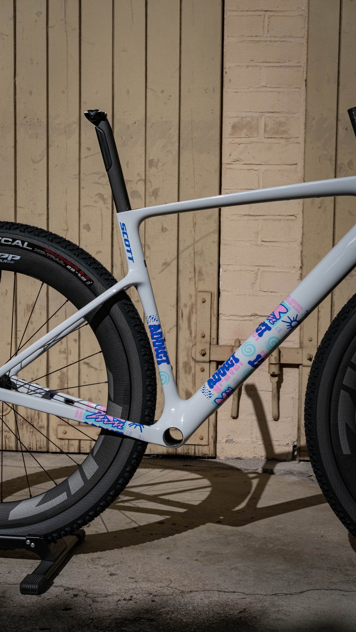 Scott Addict Gravel 20, Carbon Rahmen-Set - Beluga Grey (2027)