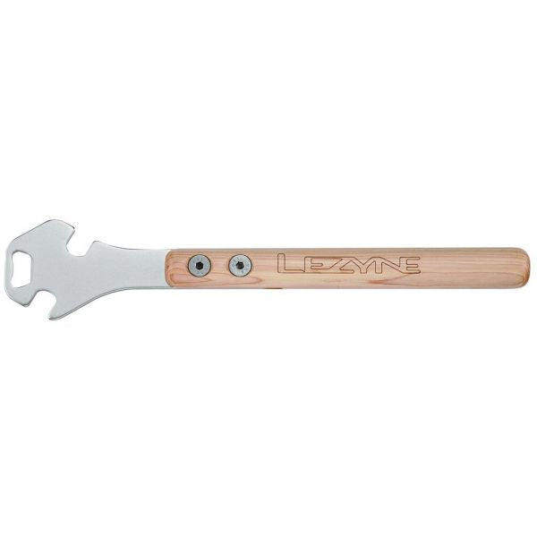 Lezyne Classic Pedal Rod Pedalschlüssel mit Holzgriff
