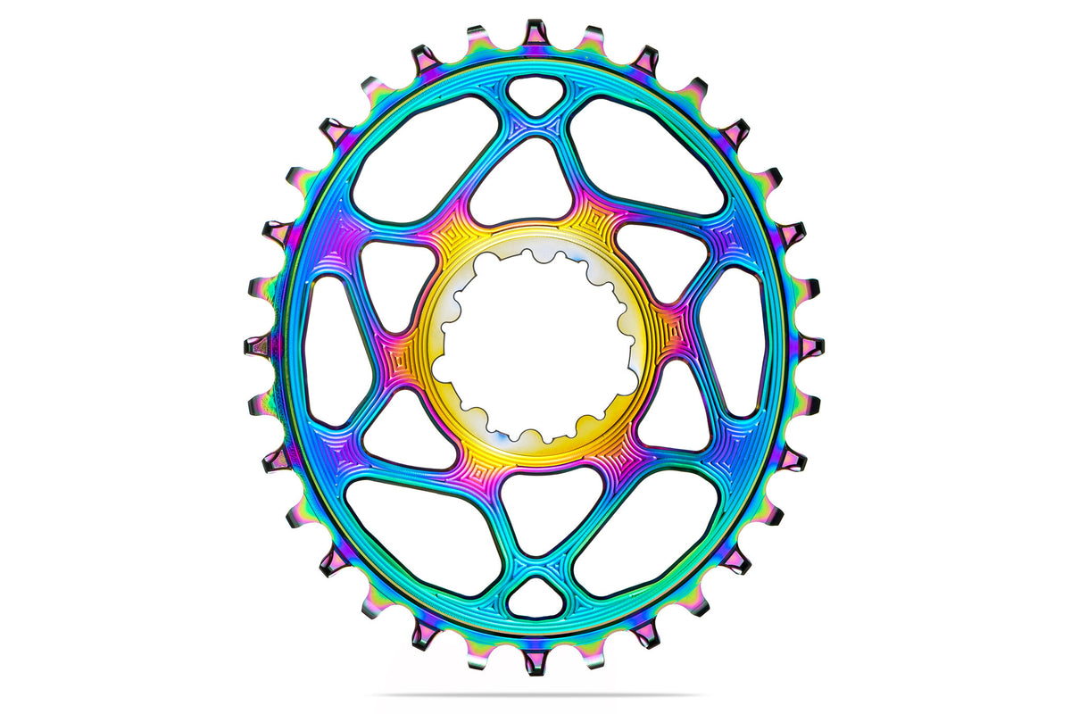 absoluteBLACK SRAM Direct-Mount, Boost (148) Kettenblatt oval 36Zähne - PVD rainbow