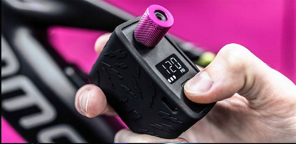 Muc Off Airmach Electric Mini Pro Inflator, Mini Pump