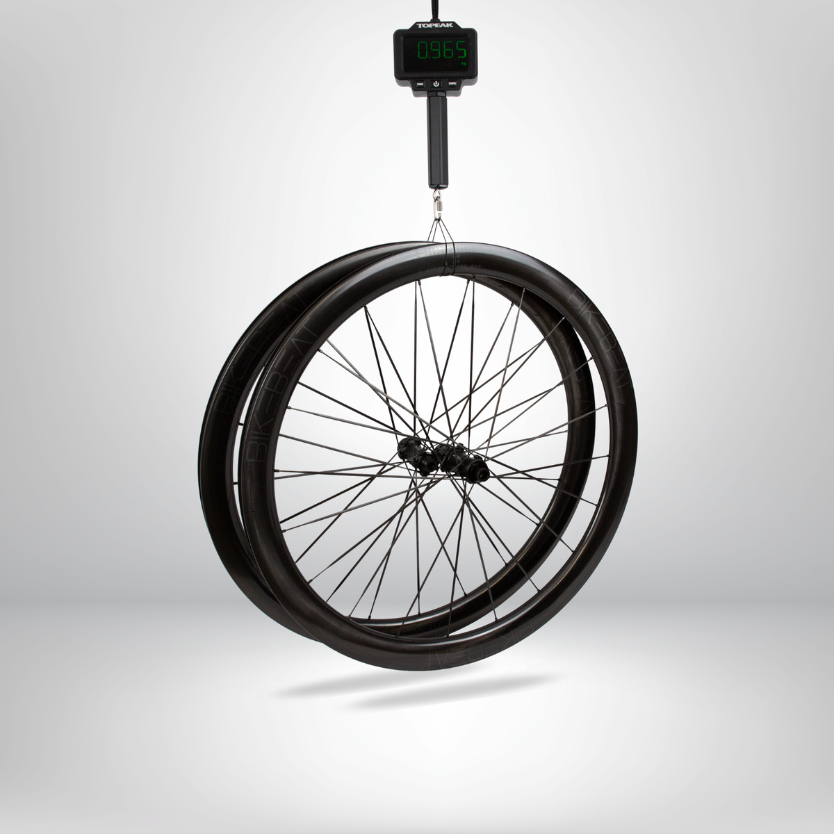 BIKEBEAT Maßstab EVO Hyperlight 45mm Carbon Laufrad-Satz - NUR 970 GRAMM