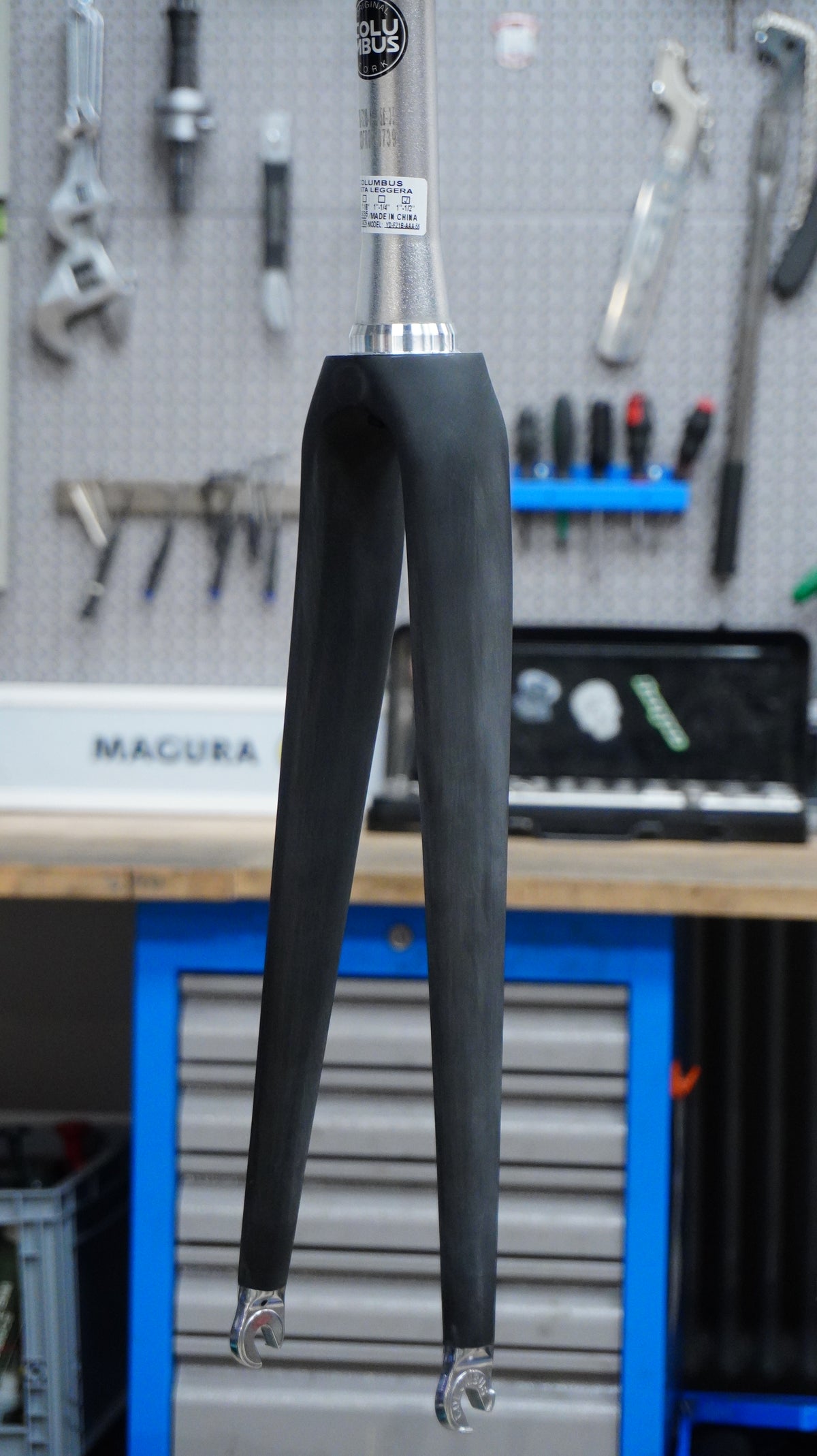 Columbus Pista Leggera UD Carbon Fork "ready to paint" A-Head 1 1/8" - 1.5"