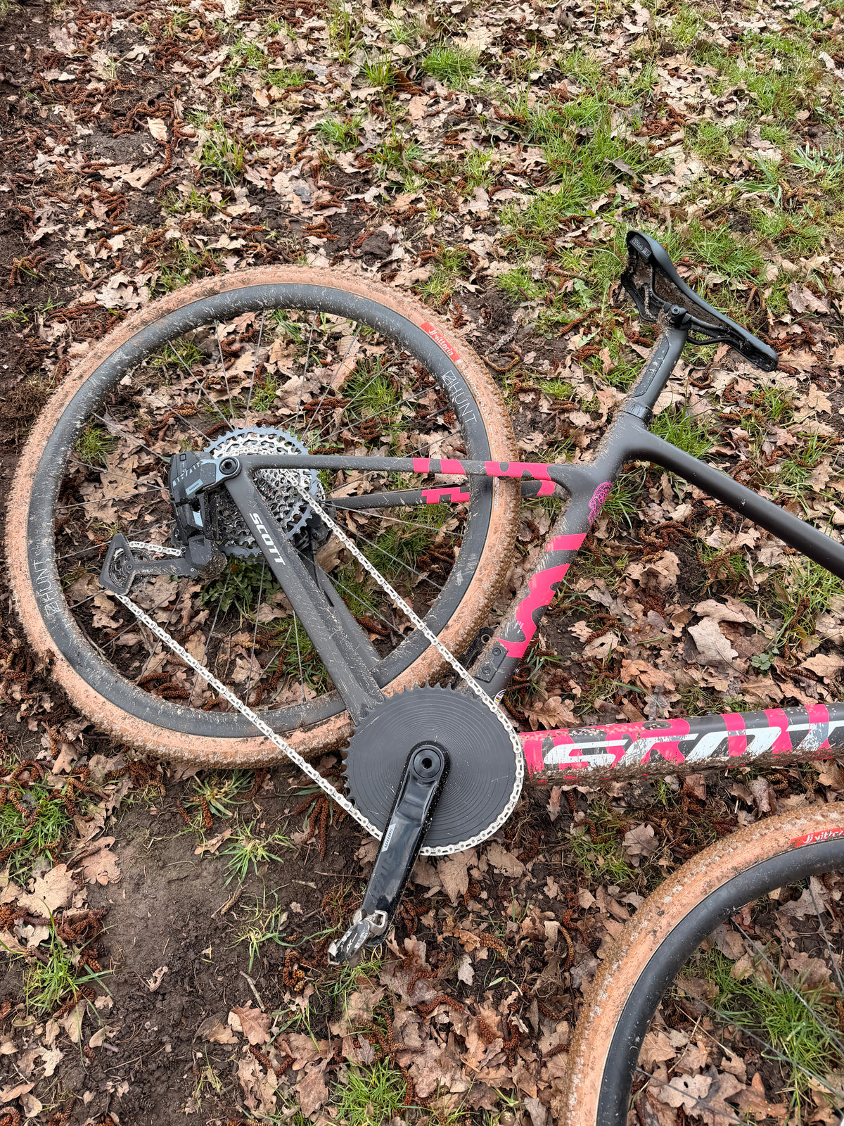 Garbaruk AXS Road/CX SRAM 8-Bolt AERO Kettenblatt Rund - Matt-Schwarz