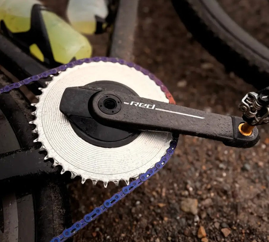 Garbaruk AXS Road/CX SRAM 8-Bolt AERO Kettenblatt Rund - Silber