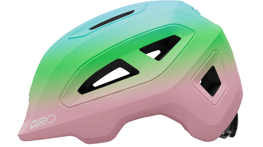 Giro Scamp II - matte pink / green