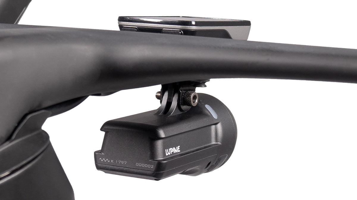 Lupine SL Grano StVZO battery lighting, GoPro mount