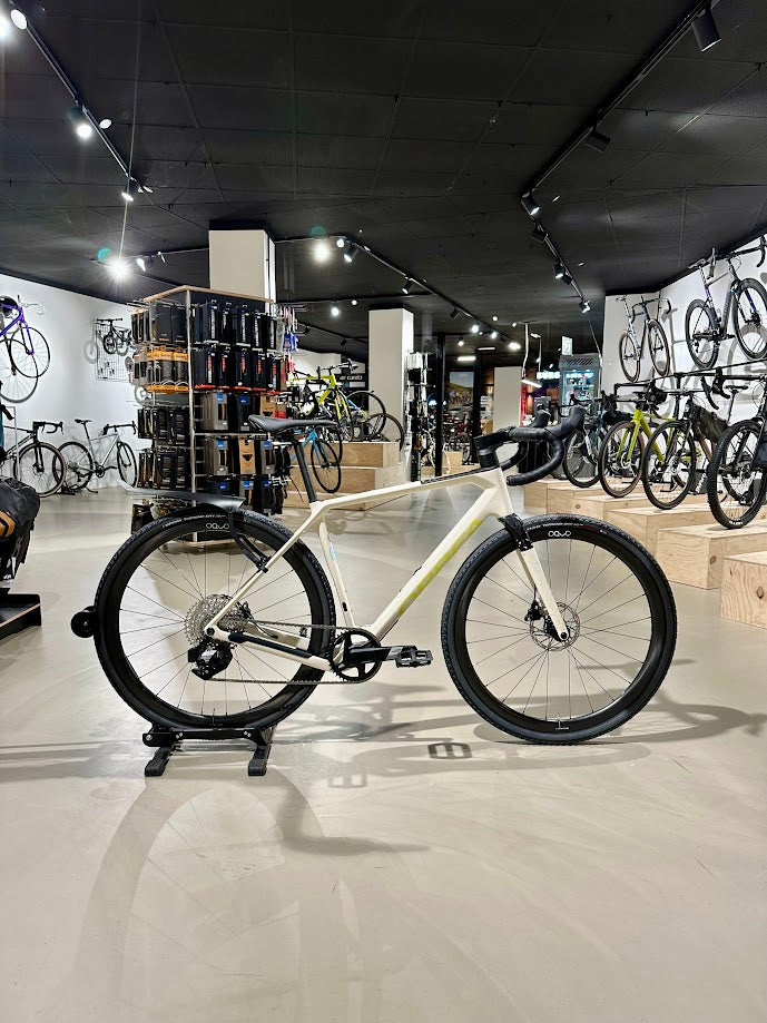 Orbea TERRA M41eTEAM 1x Carbon, White - LimeGreen