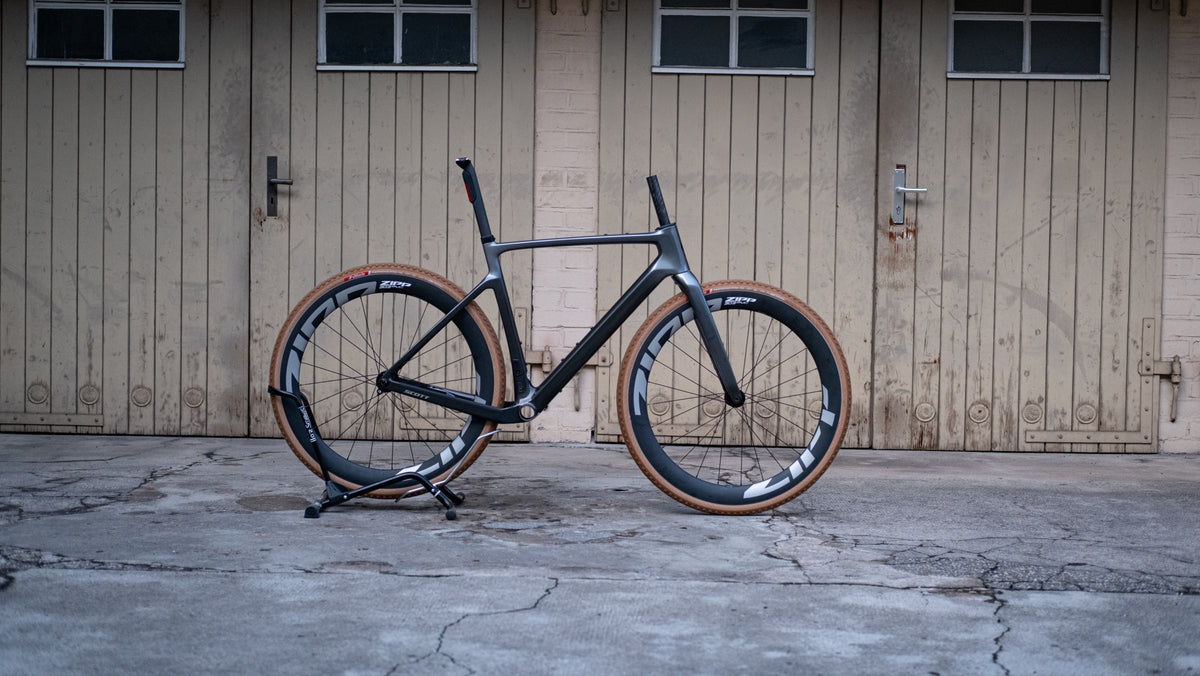 Scott Addict Gravel RC HMF Carbon Rahmen-Set - Chrome Silver