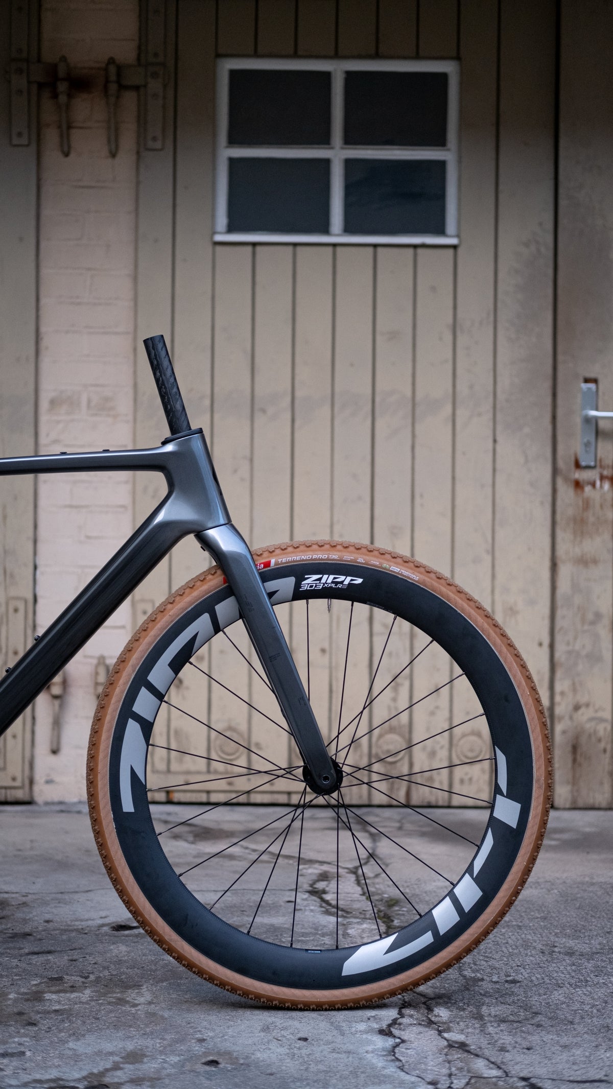 Scott Addict Gravel RC HMF Carbon Rahmen-Set - Chrome Silver