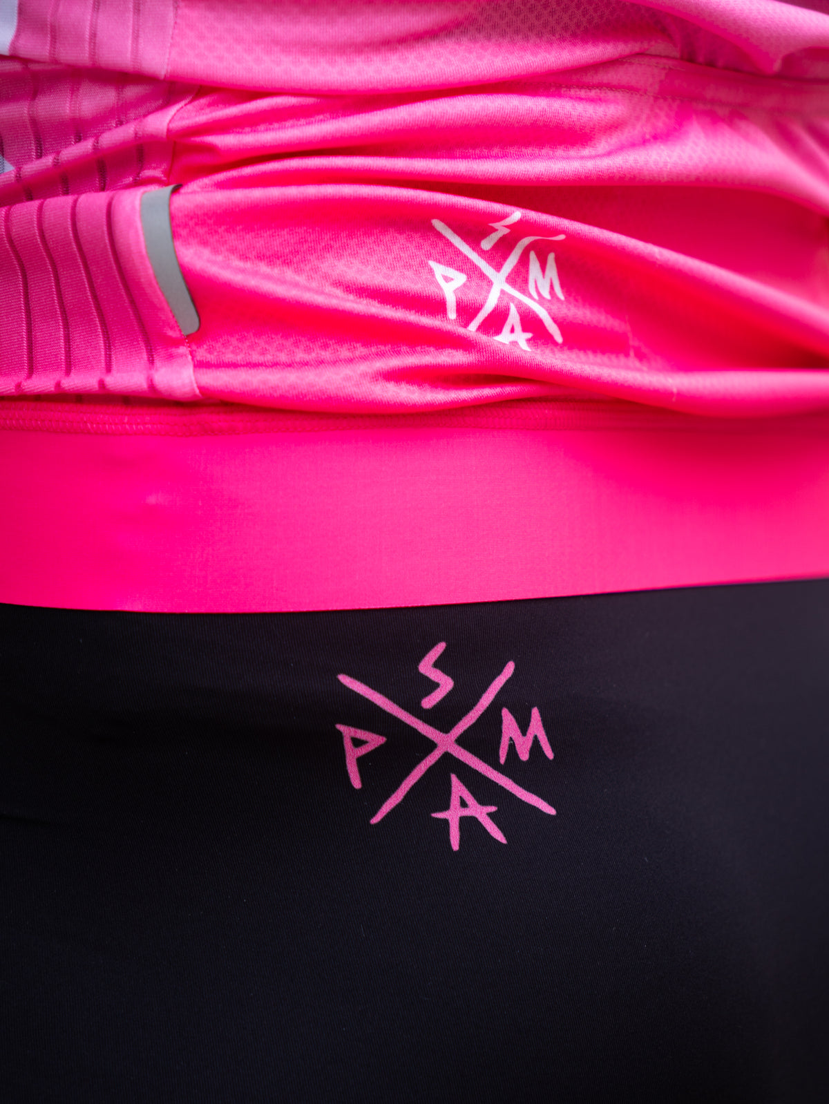 SMParts. Aero Race BIB - Black/Pink