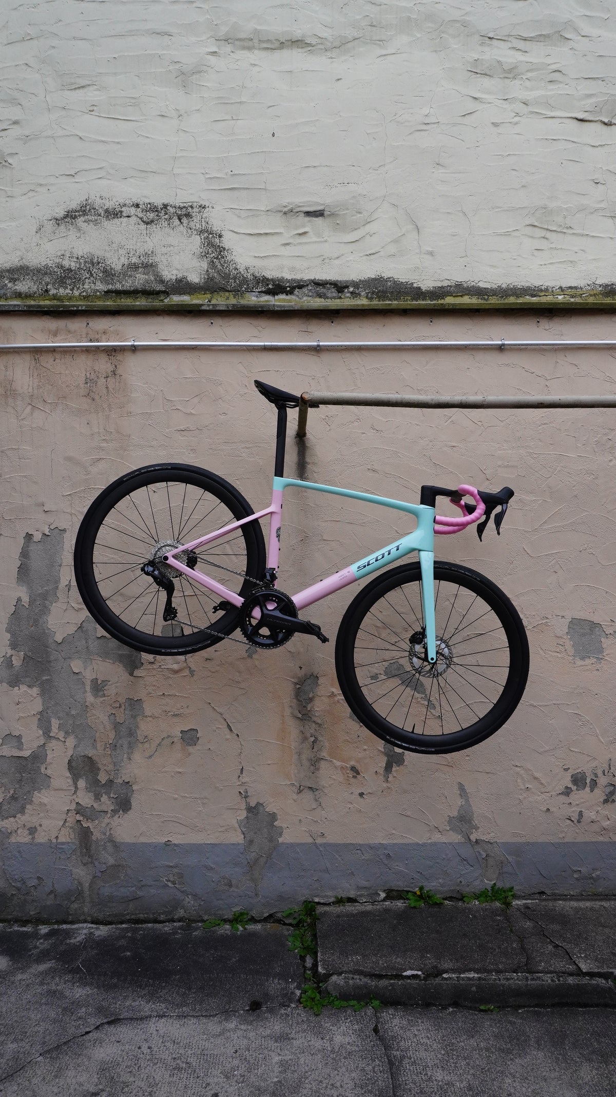 Scott Addict RC 10 Rennrad, Shimano Ultegra Di2 2x12 - Gelato Blue / Gelato Pink