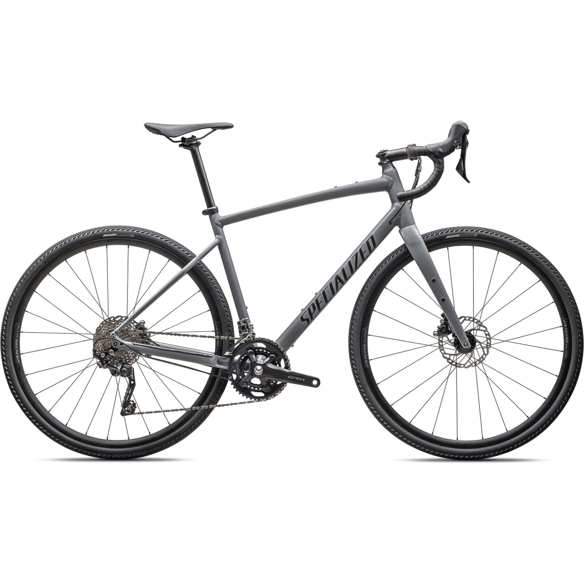 Specialized DIVERGE E5 Elite, Shimano GRX - Satin Ashen Gray / Obsidian