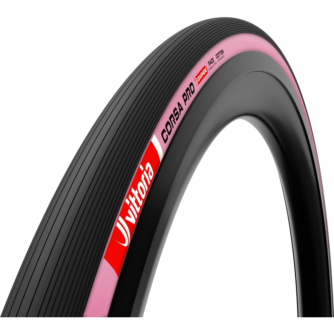 Vittoria CORSA PRO Graphene2.0 TLR 2C faltbar 700c / 28" - PINK / GIRO Limited Edition