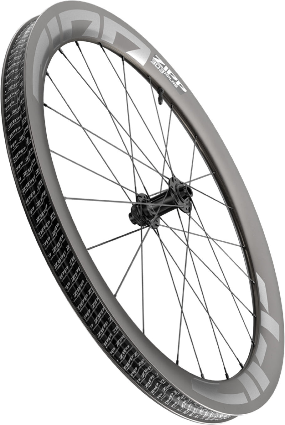 ZIPP 303 XPLR S (B1) Carbon Laufrad Tubeless, Centerlock - Dark Grey Decals