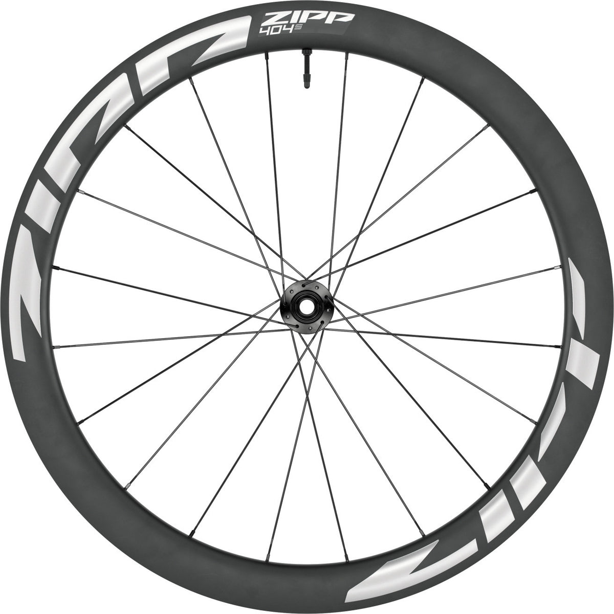ZIPP 404S Carbon Laufrad Tubeless, Centerlock - Weiße Decals