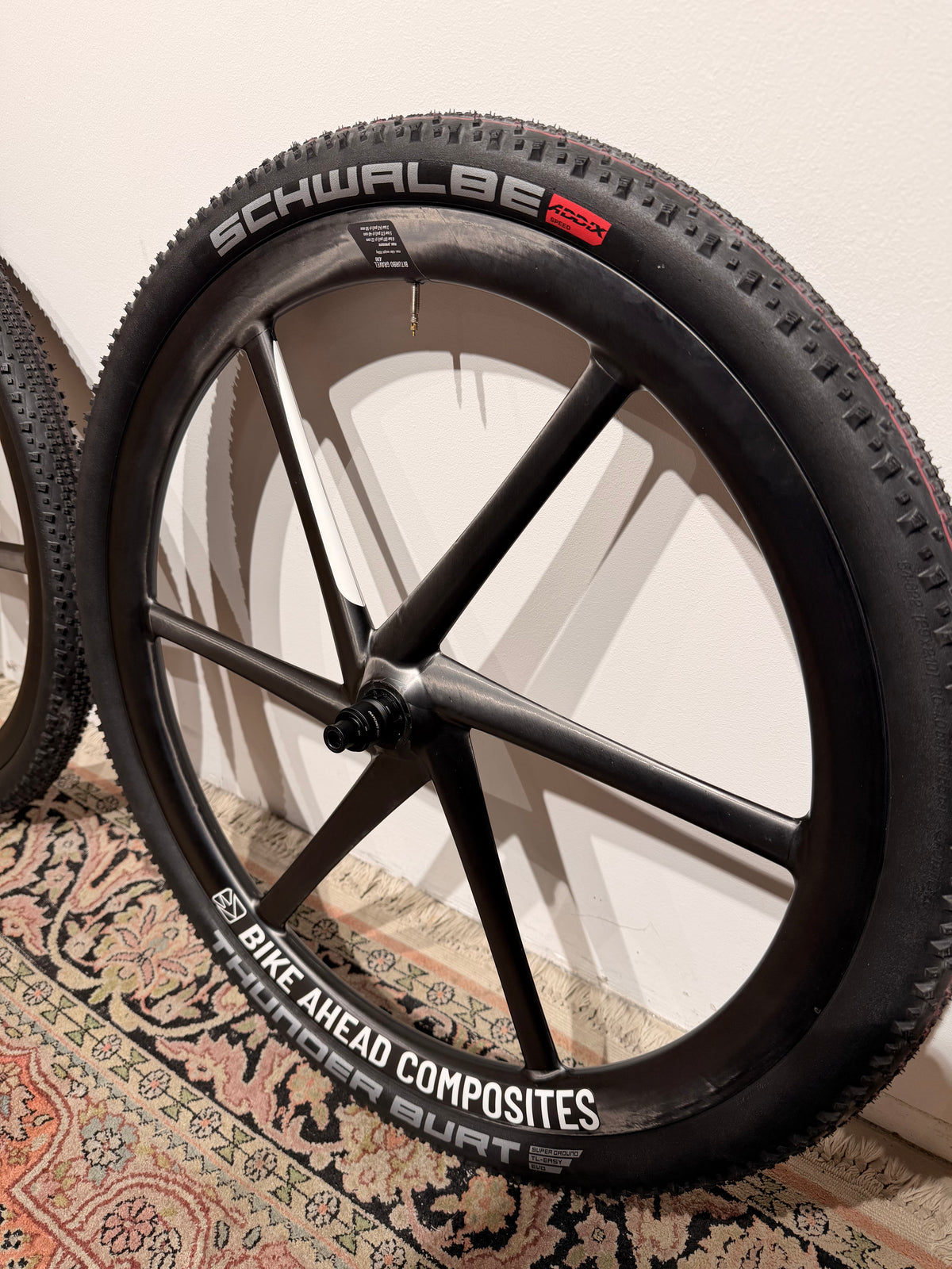 Bike Ahead Composites BITURBO GRAVEL AERO, Carbon 6-Speichen Laufräder
