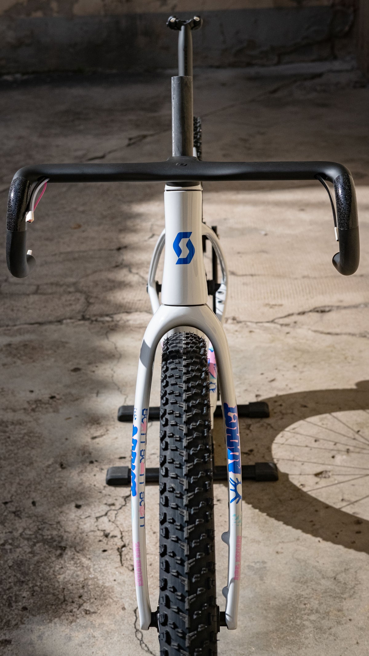Scott Addict Gravel 20, Carbon Rahmen-Set - Beluga Grey (2027)