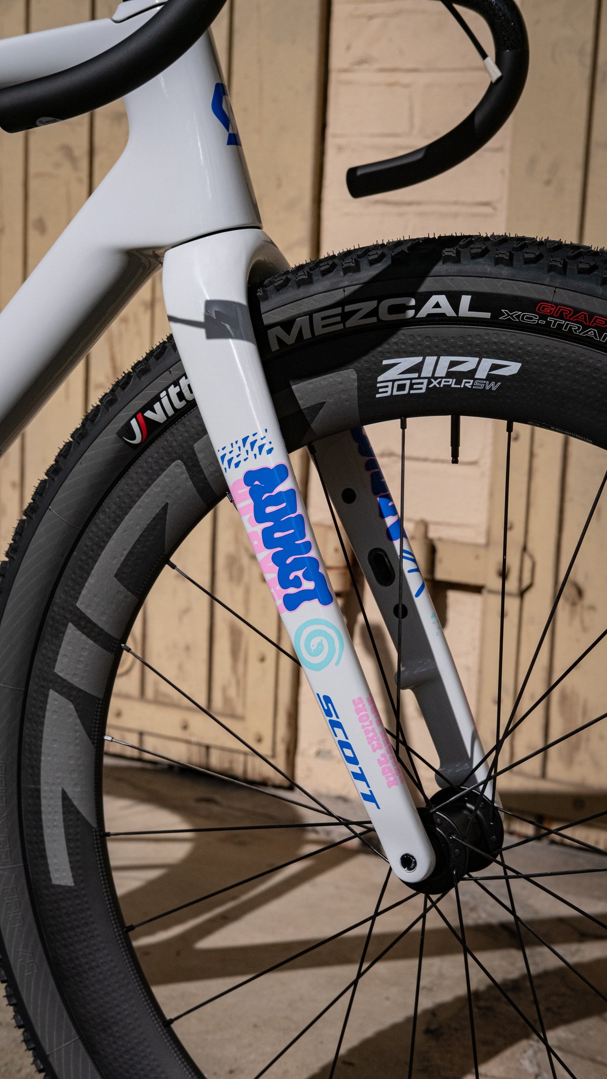 Scott Addict Gravel 20, Carbon Rahmen-Set - Beluga Grey (2027)