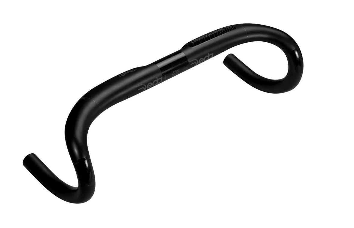 Deda SuperZero DCR Aluminium Ergo Drop Bar Lenker 31,7mm - Polish on Black