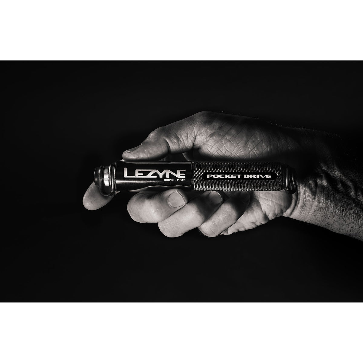 Lezyne CNC Pocket Drive Mini Handpumpe - Schwarz