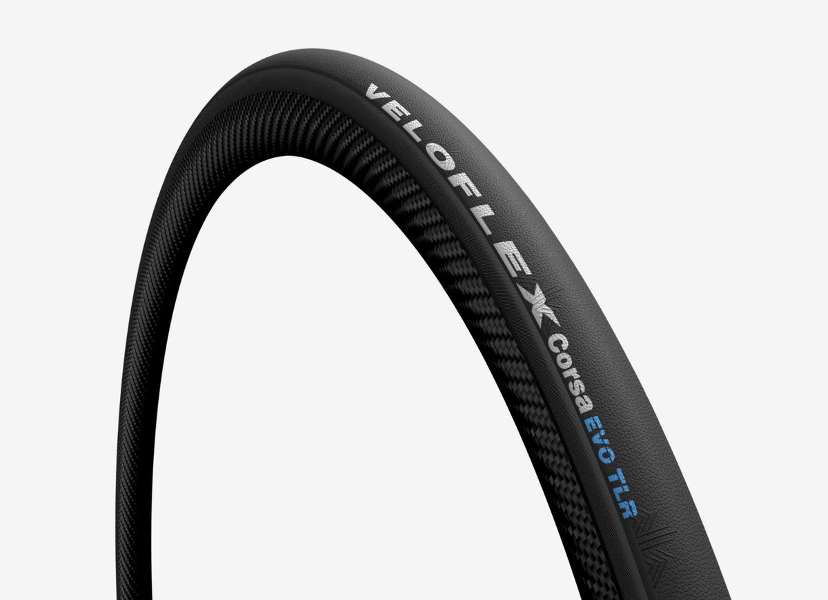 Veloflex CORSA EVO TLR Schwarz - Open Tubular Faltreifen
