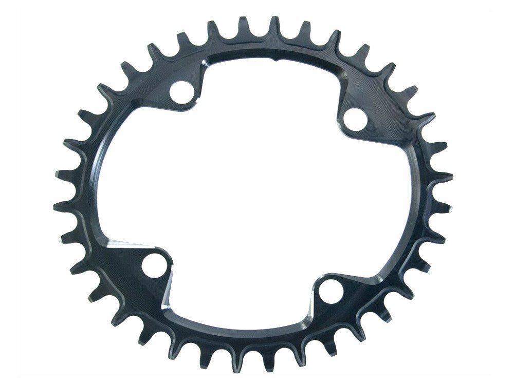 Garbaruk Kettenblatt Narrow/Wide Oval 104mm - 1x - Schwarz